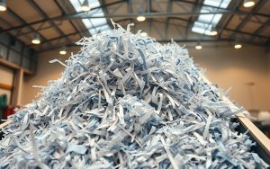 can shredded paper go into recycle bin