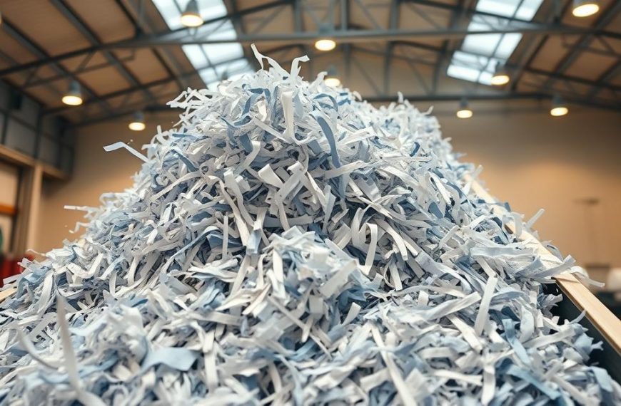 can shredded paper go into recycle bin