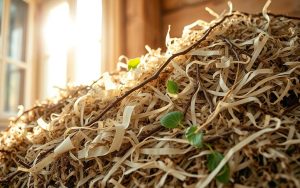 composting shredded paper