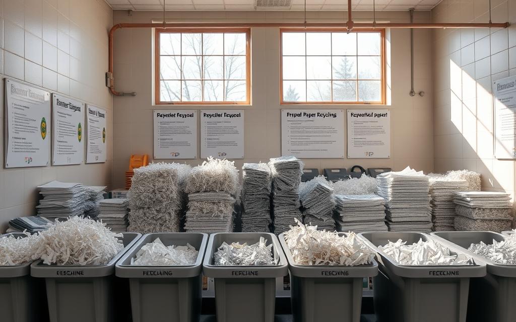 local guidelines for shredded paper recycling