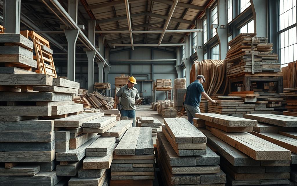 can i put wood in recycle bin