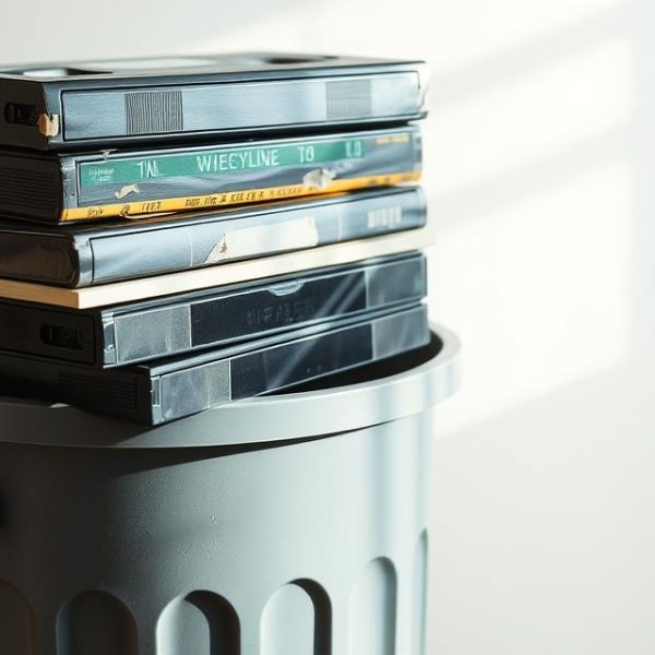 does staples recycle vhs tapes