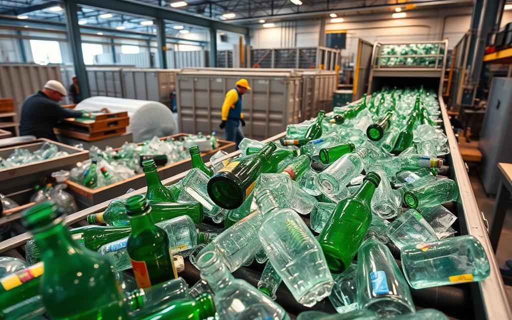 is glass recycle or garbage