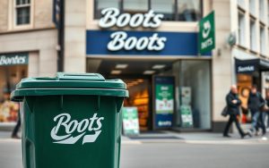 Boots Store Recycling Bin