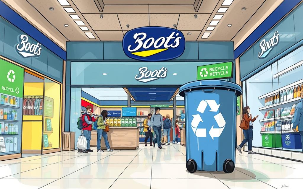 Boots recycling scheme UK