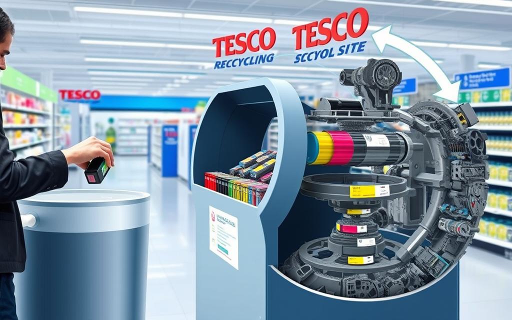 Tesco ink cartridge recycling process