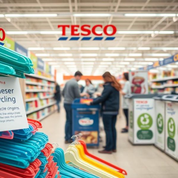 clothes hanger recycling tesco