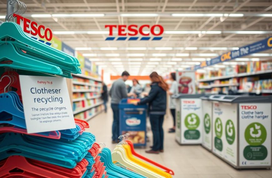 clothes hanger recycling tesco