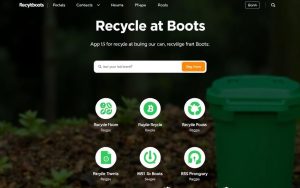 how to use boots recycling app