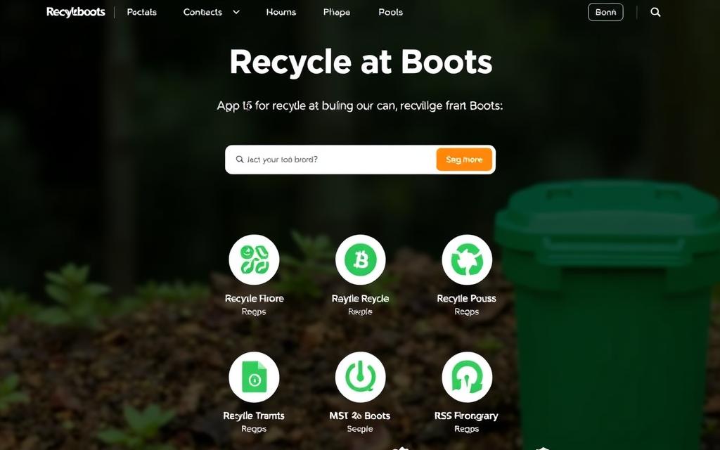 how to use boots recycling app