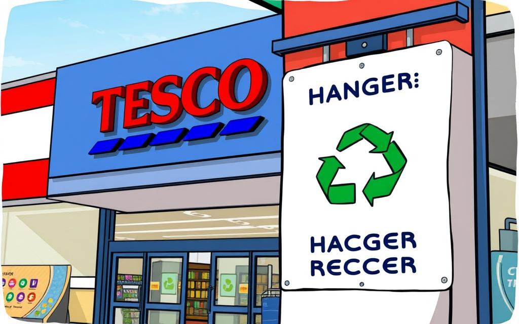tesco hanger recycling near me