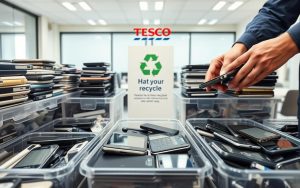 tesco old mobile recycling