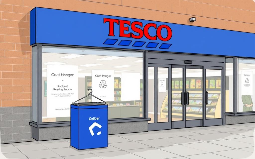 tesco recycle coat hangers