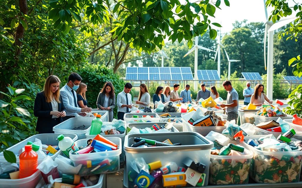 Environmental benefits of recycling