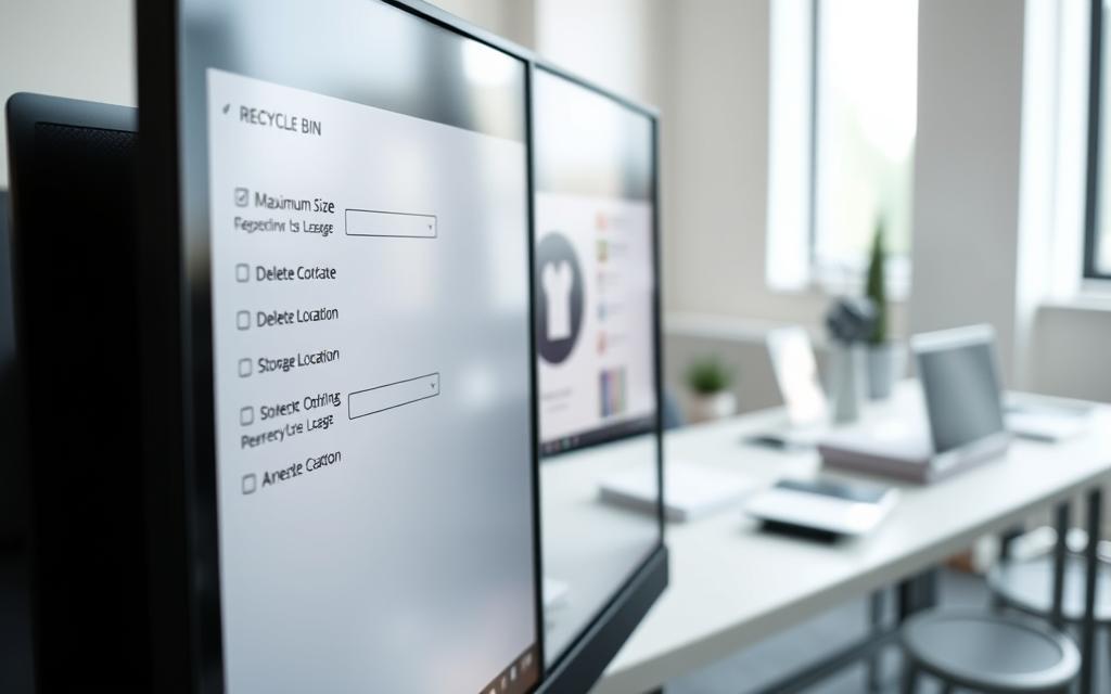 Recycle Bin configuration settings