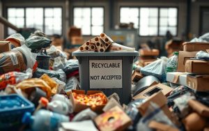non-recyclable materials