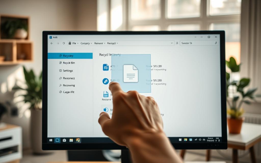 windows settings recycle bin recovery